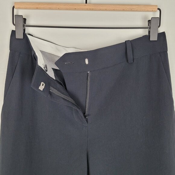 Everlane Wide Leg Pants Triacetate Trousers Full Lenght Black Size 00 - Picture 9 of 11